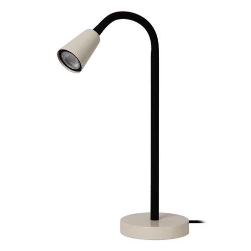 Lucide JASPER - Table lamp - 1xGU10 - Cream | Essential - turned off